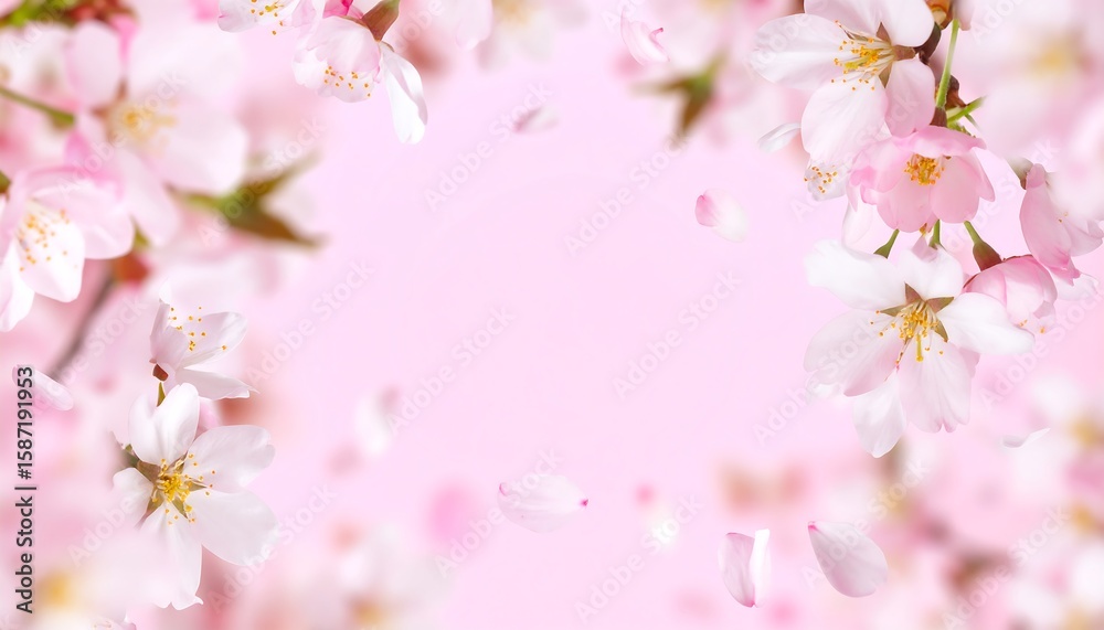 Obraz premium Delicate pink cherry blossoms