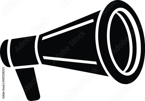 megaphone marketing vector icon.