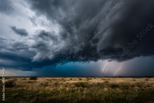 Dramatic Clash of Elements: Anticipating the Storm's Artistry in the Sky