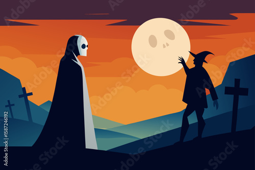ghosts moonlit night