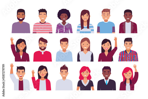 Diverse Faces in Community: A curated collection of various headshots showcasing people from diverse backgrounds, celebrating representation and unity.