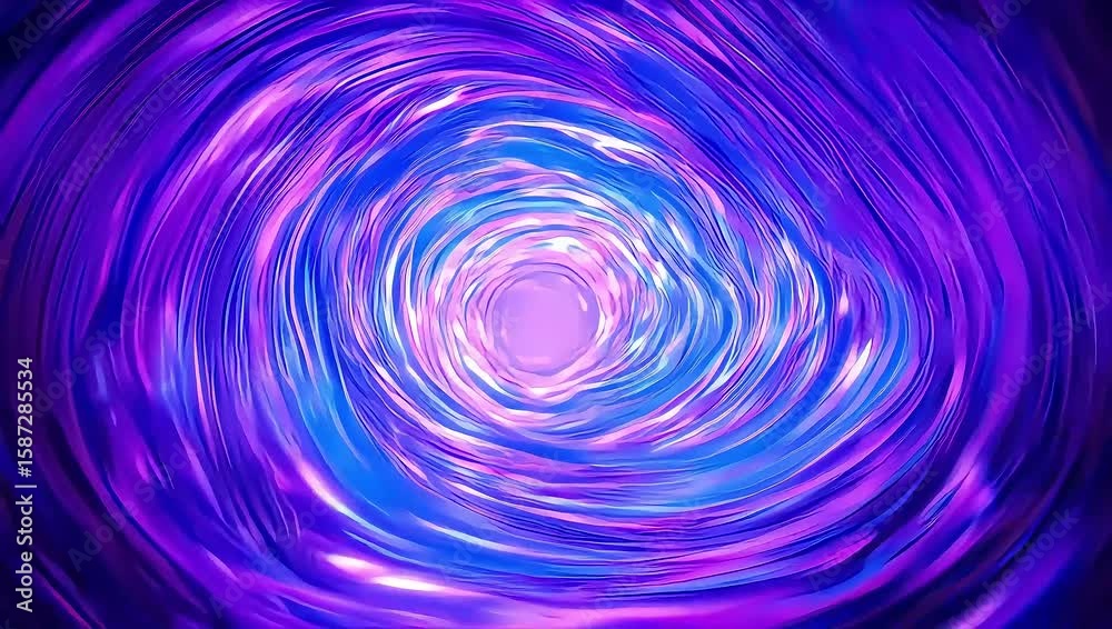 Light at the end of the purple psychedelic tunnel 