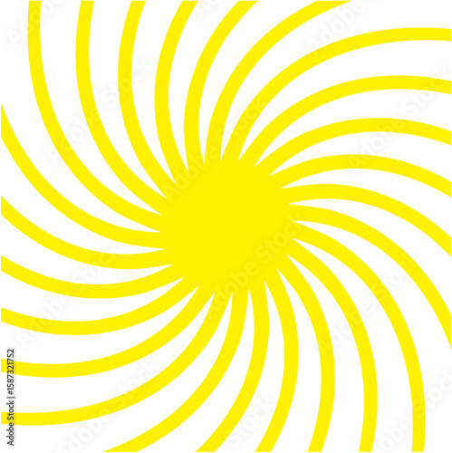 abstract sun vector illustration