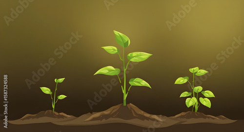 eco growth, plant in earth, plant care, garden seedling, agriculture growth, potted seedling, tiny plant, plant roots, sustainable growth, plant vector, plant illustration, growth concept, environment