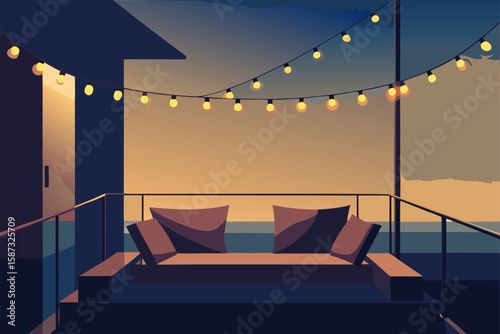 bed in the bedroom