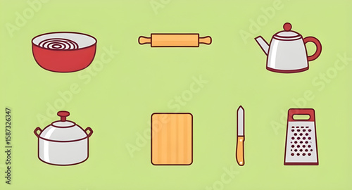 home appliance icon set, appliance vector graphic, house utilities icon, domestic machine vector, household gear icon, home technology illustration