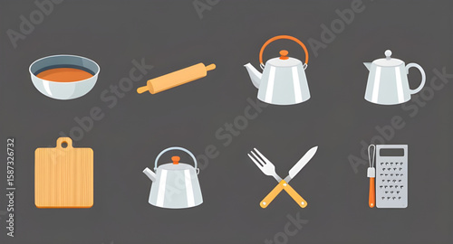 household appliances icon, home appliances vector, kitchen appliances icon, electrical appliances icon, domestic appliance illustration, house gadgets icon, appliances set vector, home electronics ico