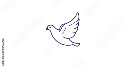 dove, peace, symbol, white bird, olive branch, freedom, harmony, hope, purity, spirituality, wings spread, flying dove, peaceful icon, unity, love, calm, serenity, gentle, soft feathers, illustration,