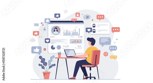 Digital Analyst at Work: Data Visualization and Social Media Engagement