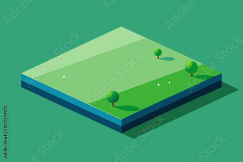 billiard table with balls and sticks