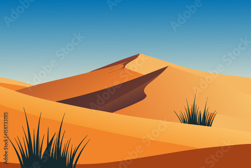 sand dunes in the sahara desert