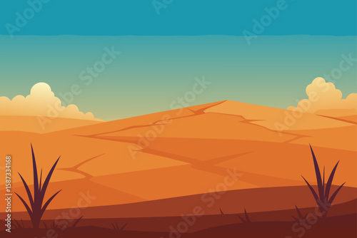 desert landscape with desert