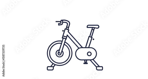 exercise cycle icon, stationary bike icon, fitness bike icon, exercise bike symbol, gym bike icon, indoor cycling icon, cardio bike icon, spinning bike icon, fitness equipment icon, training cycle ico