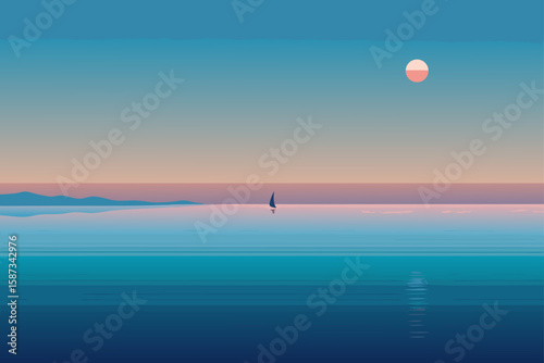 red sea and sky