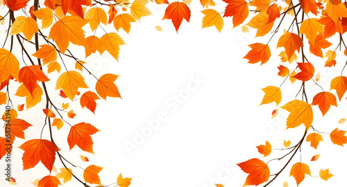autumn frame background, decorative autumn leaves, autumn season illustration, autumn background vector, fall leaves seamless pattern, autumn texture background, vintage autumn background, natural aut