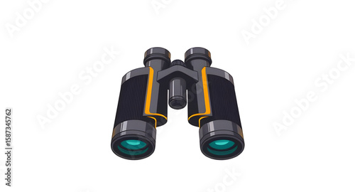 cartoon binoculars, military binoculars, compact binoculars, surveillance tool, looking glass, observation equipment, spy gadget, search and find, hiking gear, nature watching, modern binoculars, vint