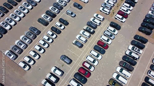 Almaty, Kazakhstan - July 03, 2025: Parking of new chinese cars