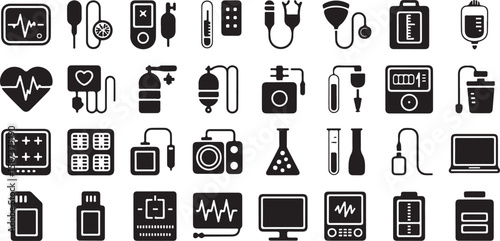 Medical and Technology Icons