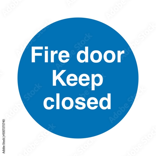 Fire Door Keep Closed Sign