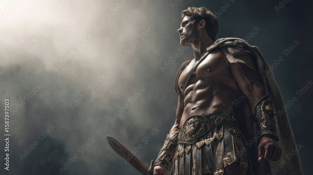 Fototapeta premium Muscular warrior