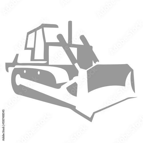 bulldozer icon shadow