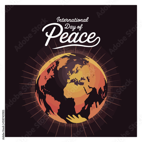 International Day of Peace Observation Poster