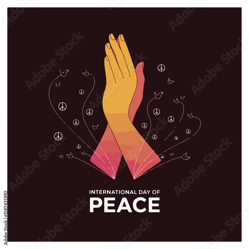 International Day of Peace Observation Poster
