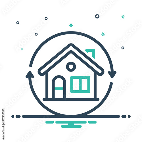 Mix icon for redevelopment