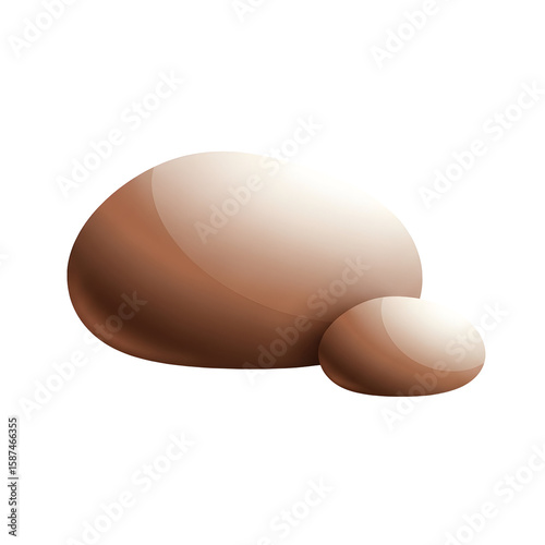 Abstract spheres on black background graphic