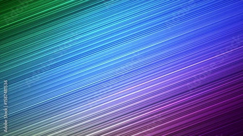 Abstract background curved light streaks in vibrant gradient colors forming a futuristic tunnel effect for motion backgrounds music visuals or tech presentations