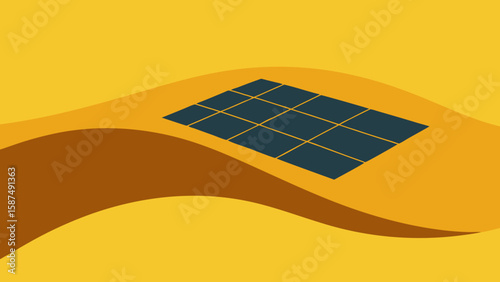 solar panels on the roof