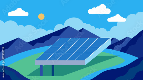 solar panels on the roof