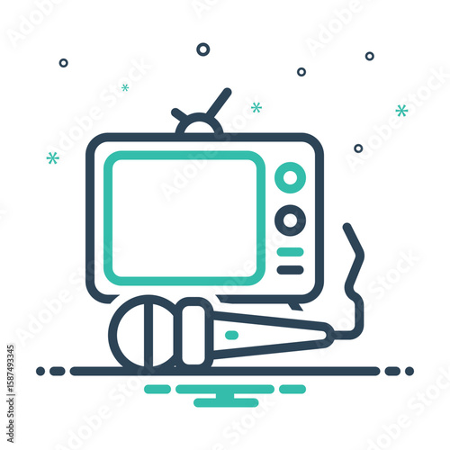 Mix icon for media coverage