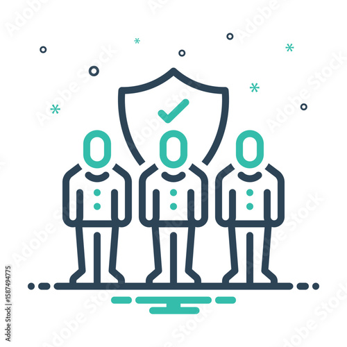 Mix icon for public trust