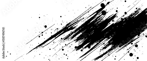Vector scratches rough white background brush strokes