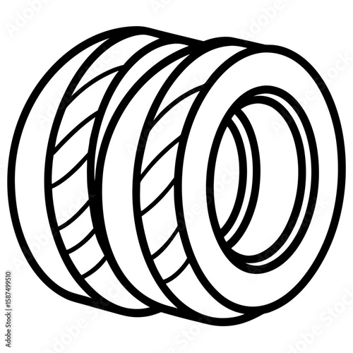Tires Vector Racing Helmet, Flags, Car & Track AI Design