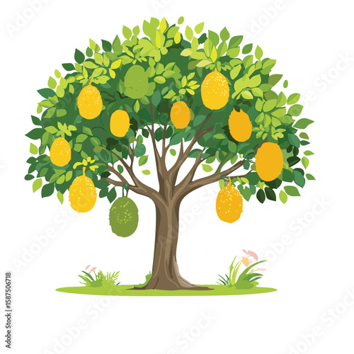 Jackfruit Fruit - Large tropical canopy