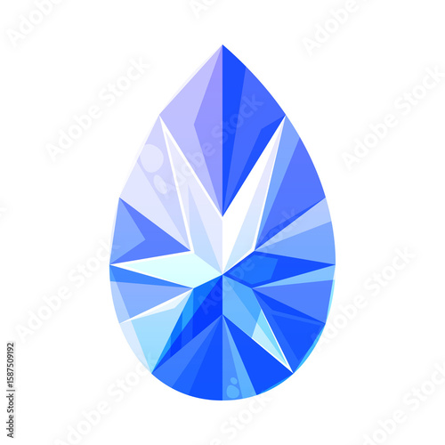  crystal glass isolated on white background PNG