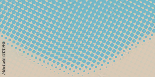 gray background with light blue halftone. grunge pattern, texture.vector eps10
