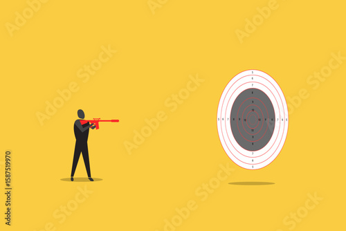 Dart is an opportunity and Dartboard is the target and goal. concept of represent a challenge in business marketing