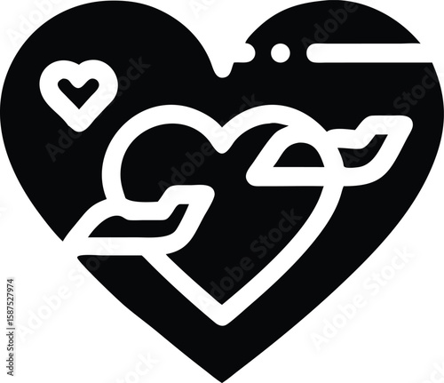Free Download Love heart icon. small heart - GFXLoad