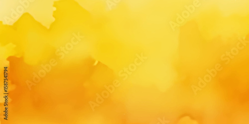 Abstract Asian Style Orange Red Gradient Background. Watercolor background orange gradient to white. Vibrant Abstract Impressionism Orange Red Gradient Background with Grainy Texture and Dappled Light
