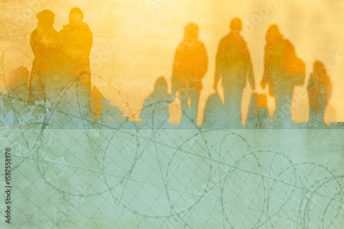 Refugee in wartime from Ukraine 