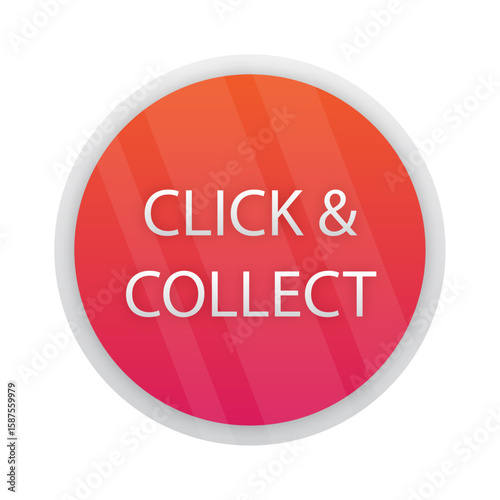 Click & Collect Icon: This minimalist icon represents a modern, convenient service, offering seamless shopping with the promise of effortless collection.