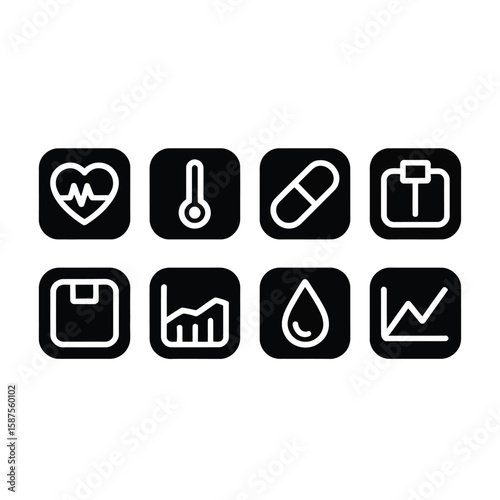 set of icons for web design
