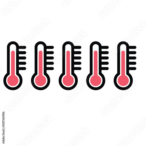 thermometer vector illustration