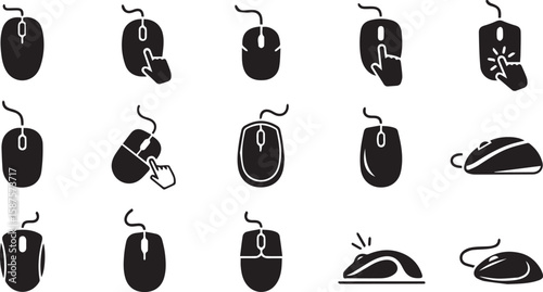 Mouse Vector Illustration – Computer Pointing Device for Navigation