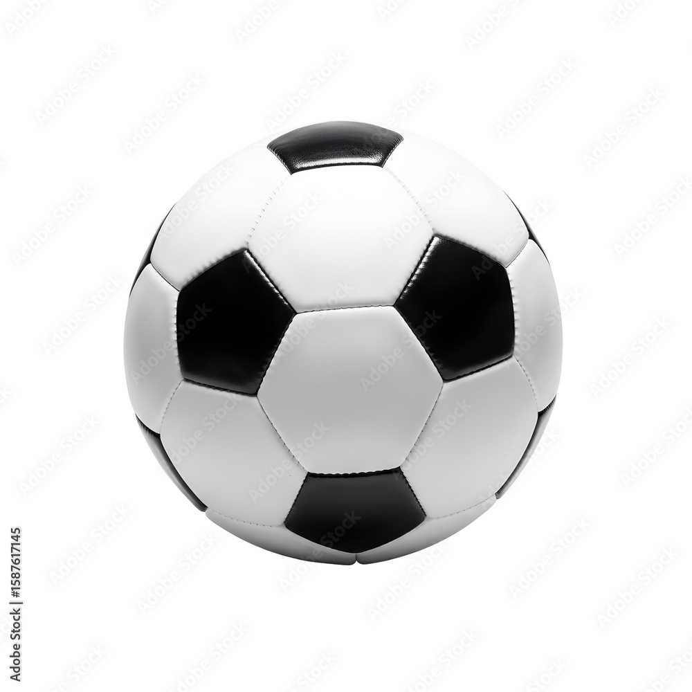 Black and white soccer ball floats Black and white soccer ball floats