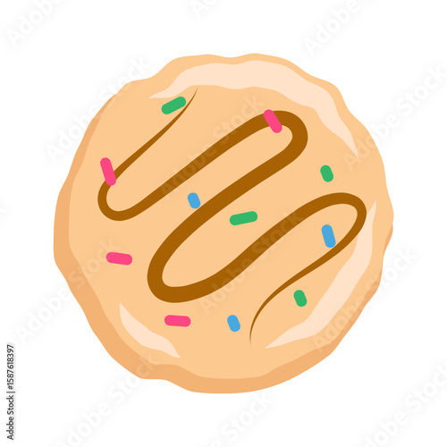 Vector color icon for Oatcake