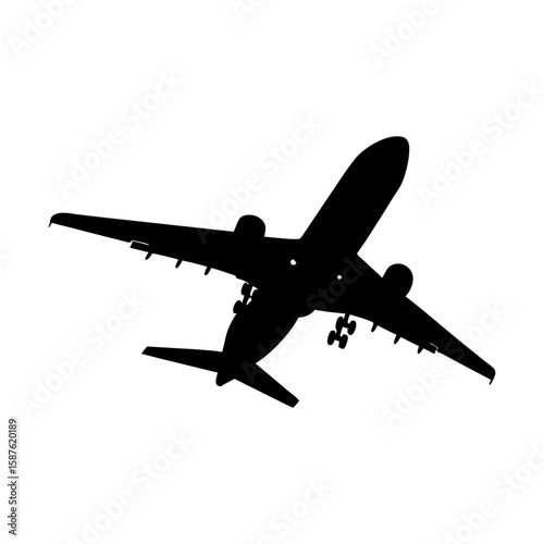 airplane on the sky